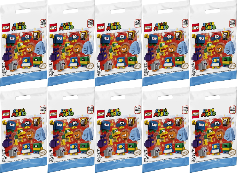 Character, Super Mario, Series 4 (Complete Series of 10 Complete Character Sets)