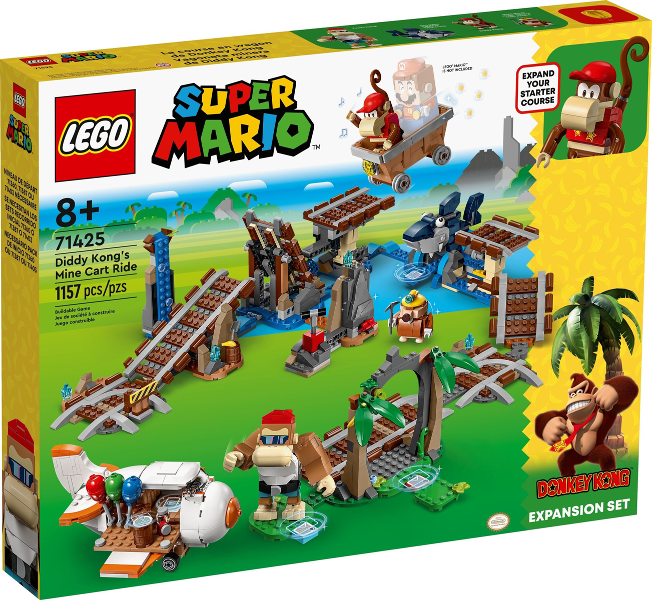 Diddy Kong's Mine Cart Ride - Expansion Set : Set 71425-1 Diddy Kong's Mine Cart Ride - Expansion Set : Set 71425-1