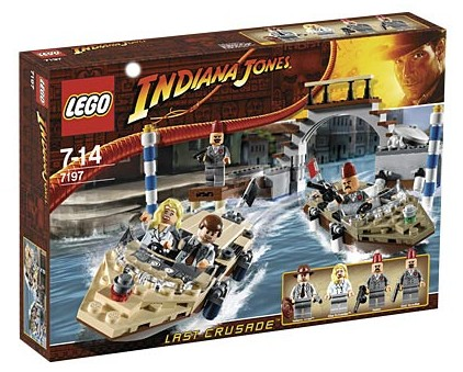 LEGO 7197 Indiana Jones Verfolgungsjagd in Venedig sehr selten very RAR misb 