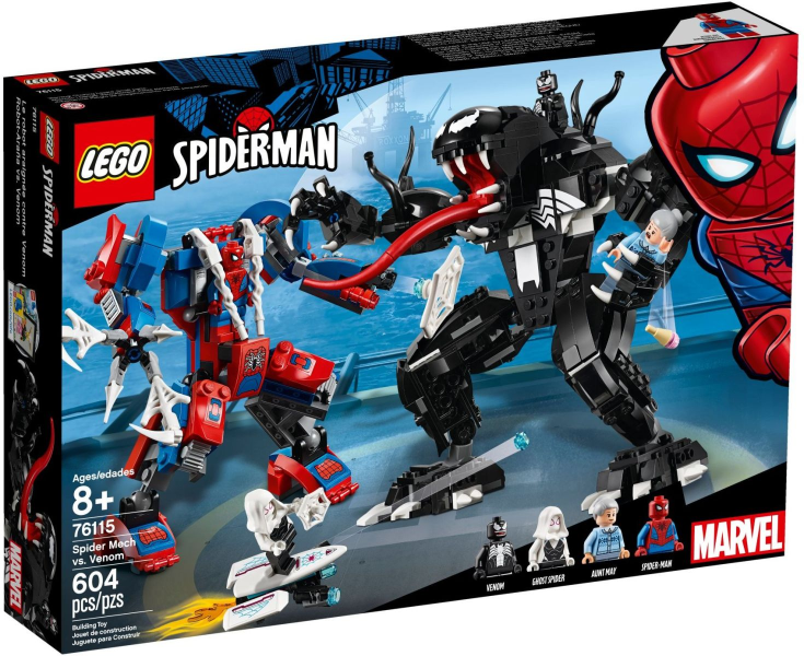 BRAND NEW AUTHENTIC LEGO Marvel Spiderman Super Heroes Venom Minifigure 76115 