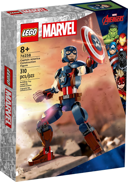 Captain America Construction Figure
