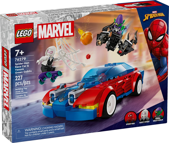 Spider-Man Race Car & Venom Green Goblin : Set 76279-1