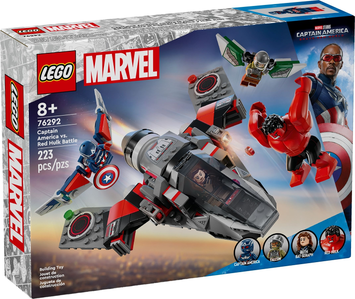 ms　4台 Lego Captain America vs. Red Hulk Battle 76292 Super Heroes