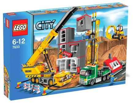 2009 Ersatzset Aufkleber/Sticker Set für LEGO Set 7633 Construction Site 