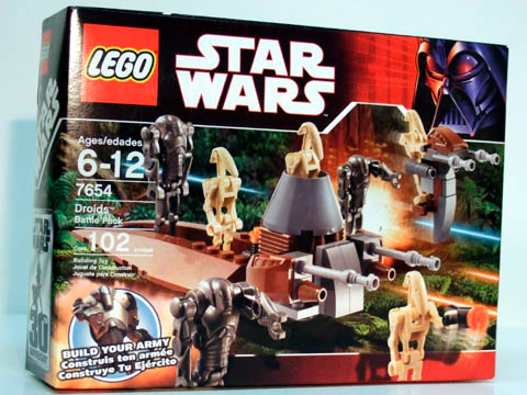 LEGO MINIFIGUR Star Wars Super Battle Droid 7654 