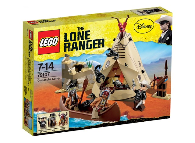 SEALED NEW 79107 LEGO Lone Ranger Disney movie COMANCHE CAMP 161 pc RETIRED set 