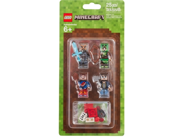 BrickLink - Set 853609-1 : LEGO Skin Pack 1 blister pack [Minecraft] -  BrickLink Reference Catalog