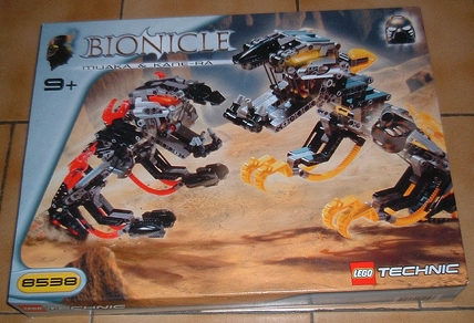 1x Lego Bionicle Pièces pour Set Rahi Kane-Ra 8538 Rouge Incomplé 