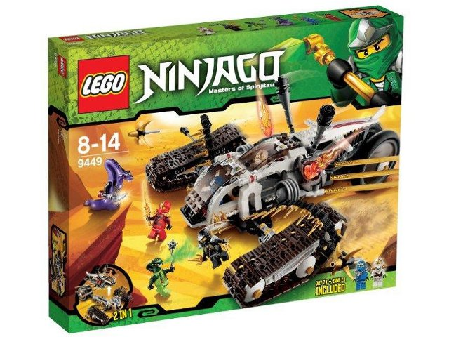 LEGO 9449 NINJAGO "ULTRA SONIC RAIDER" INSTRUCTION MANUALS 1+2 NO BRICKS 