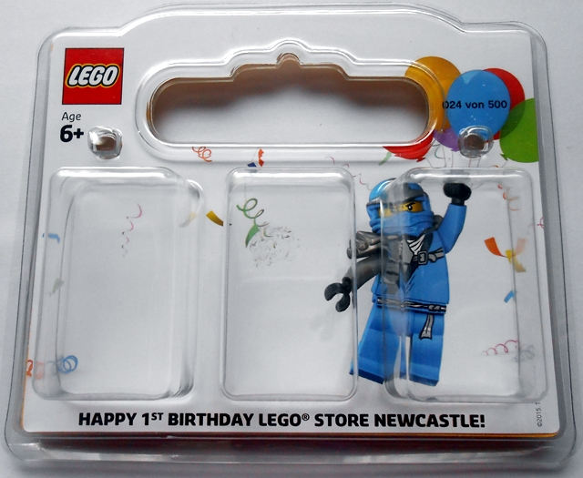 LEGO Store 1st Anniversary Exclusive Set, Newcastle, UK blister pack