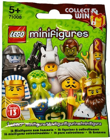 Serie 13 Lego Mini Figura Alien Trooper Con Pistola 