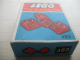 Original Box No: 482  Name: Slopes and Slopes Double 2 x 2, Red (The Building Toy)