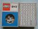 Original Box No: 487  Name: 1 x 1 Bricks with Numbers (System)