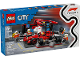 Original Box No: 60443  Name: F1 Pit Stop & Pit Crew with Ferrari Car
