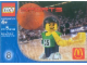Original Box No: 7918  Name: McDonald's Sports Set Number 8 - Green Basketball Player #35 polybag