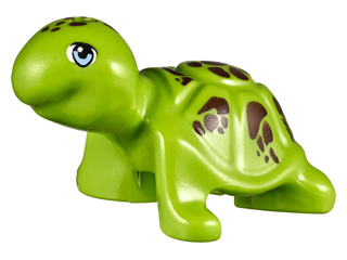 1x animal turtle sea turtle water friends lime green//lime 11603pb01 new Lego