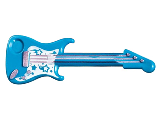 Lego Friends Gitarre blau 11640 Minifig Utensil Guitar Light Aqua NEW NEU 