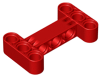 Lego ® 2 x Technic Liftarm 3 x 5 H-Shape Red New #14720