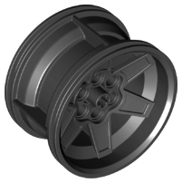 Tire x 2 w// Rims Race, 81.6 x 36 R, Wheel LEGO Technic