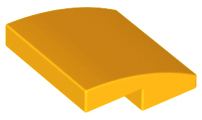 jaune orangé 4 x LEGO 15068 Brique Courbée Brick Slope 2x2 Curved NEUF NEW 