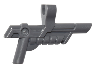 Lego 1x minifig arme weapon fusil gun pistolet gris pearl dark gray 99809 NEUF 