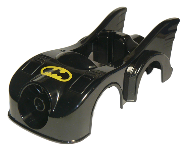 Duplo Car Body Batmobile with Batman Logo Pattern Part 16854pb01