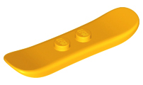 LEGO Yellow Minifigure Utensil Snowboard Small Ref 18746 Set 70657 60203 80006