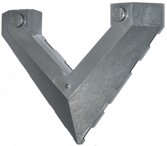 Wedge 6 x 8 Pointed Cutout : Part 22390 | BrickLink Wedge 6 x 8 Pointed Cutout : Part 22390 | BrickLink