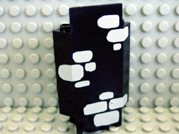 2345 4 Pieces 4 LEGO Vintage Old Dark Grey Panel Wall 3 x 3 x 6 Corner Castle