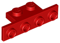 4x Bracket 1x2-1x2 inverted support 90° bas orange 99780 NEUF Lego 