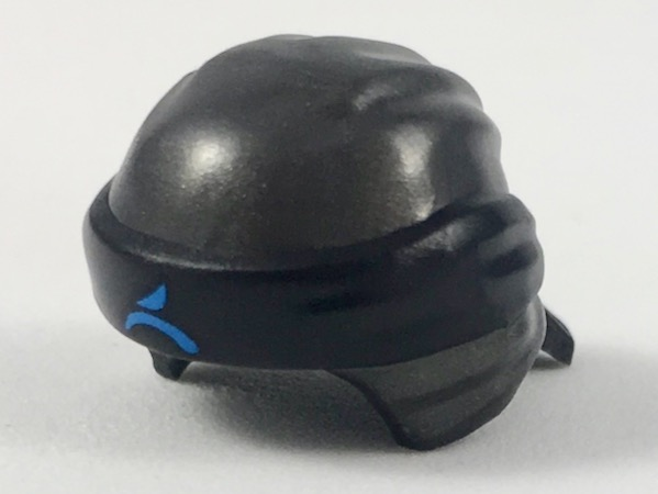 Minifigure, Headgear Ninjago Wrap Type 3 with Black Bandana and 