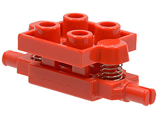 LEGO 2x Amortisseur Rouge 2x2 2484c01 Red Shock absorber  ¤ ZH04 