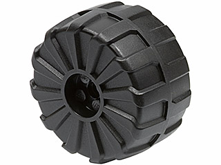 B1 LEGO 2515 Large Hard Plastic Wheel Dark Bluish Gray Lot 8 7261 6211 70704