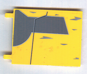 6 x 4 with Gray Jedi Pattern on both sides (Stickers) - Set 7669 : Part 2525pb003 | BrickLink