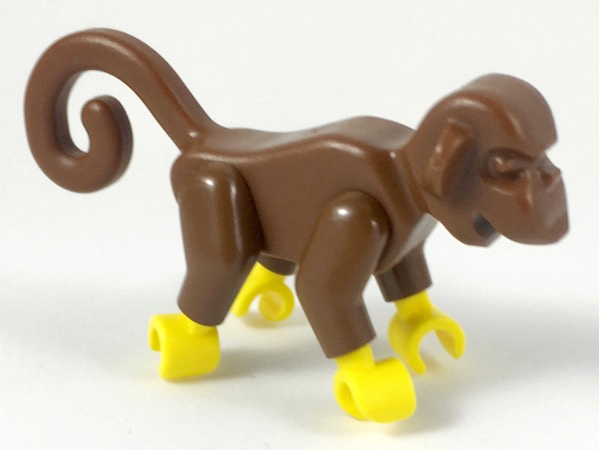Lego Monkey Orangutan Minifigure X1 Land Animal Spare Pet Zoo/ Wild 