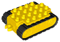 Duplo Caterpillar Base with Black Treads : Part 25600c01 | BrickLink