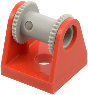 LEGO Red and Light Gray String Reel Winch