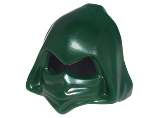 Lego ® tape la cabeza capucha verde oscuro 26079 nuevo 