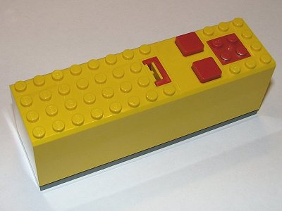 LEGO LIGHT BLUISH GREY BATTERY BOX 9V 4 x 14 x 4 ELECTRIC PIECE 