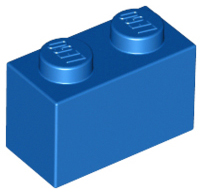 25x Lego ® 3004 Basic Bricks Brick 1x2 Blue 