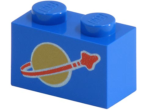 Lego ® Brique Sérigraphié Fabuland Brick 1x2 Choose Pattern 3004