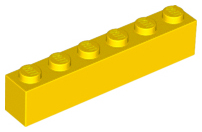LEGO® 25x 3009 1x6 Basis Steine in verschiedenen Farben 