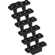 2 x Lego Dark Bluish Grey Stairs Staircase Six Steps 7 x 4 x 6-30134