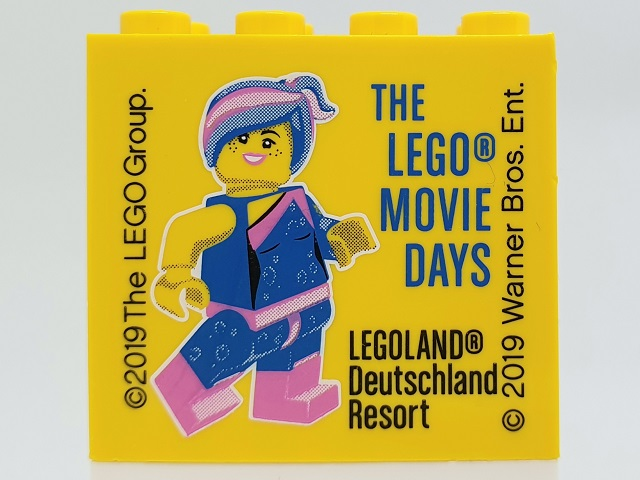 Brick 2 x 4 x 3 with THE LEGO MOVIE DAYS LEGOLAND Deutschland