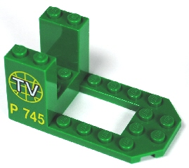 Lego Windshield Green 5x2x1 2//3 Cockpit Set 7992 4506275 6070
