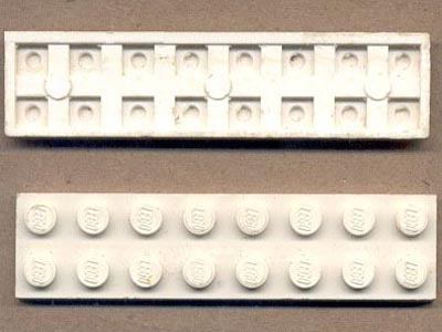 LEGO® Plates 20Stk Tan 2x8 - Platte 3034-07 Beige 