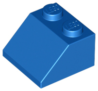 Trans-Dark Blue Slope 45 2x2 X45 by TCM Bricks Compatible Bulk Parts Pieces 