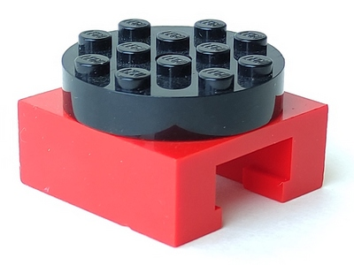 Turntable 4 x 4 Locking Grooved Base with Black Top (30516 / 30658 
