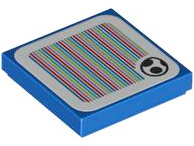 Tile 2 x 2 with Super Mario Scanner Code Yoshi Egg Pattern