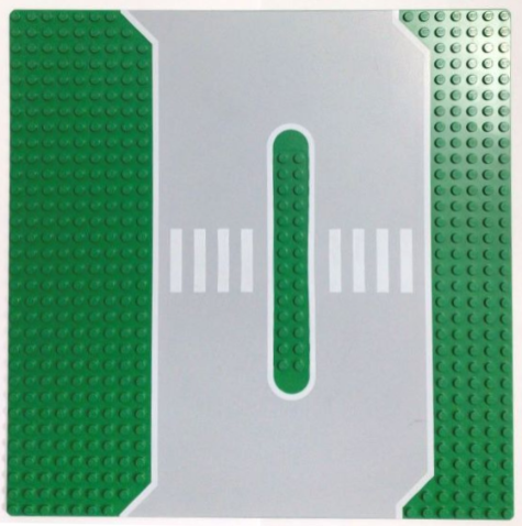 Kompatibel zu LEGO WANGE 8811 Baseplate Straße KurveOVP 